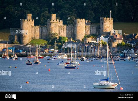 Conwy Castle Deganwy North Wales Stock Photo Alamy