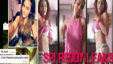 Sri Reddy Leaks Telugu Actress Releases Extreme Dirty Whatsapp Chats Of This Actor Semi Nude