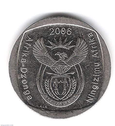 2 Rand 2006 Republica 2001 Prezent Africa De Sud Monedă 4144