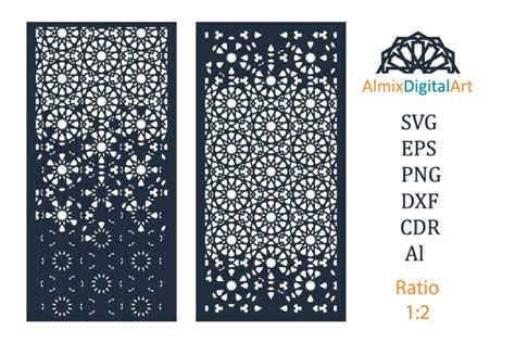 Decorative Svg Panels Cnc Files Arabic Islamic 721313