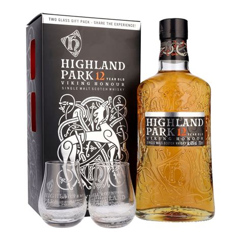 Highland Park Year Old Glass Gift Pack Whisky From The Whisky