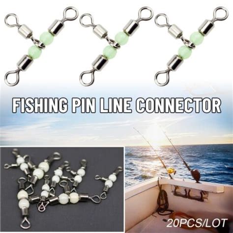 Splitter Brass Barrel Fishing Pin Line Connector Ring Rolling Trident 3