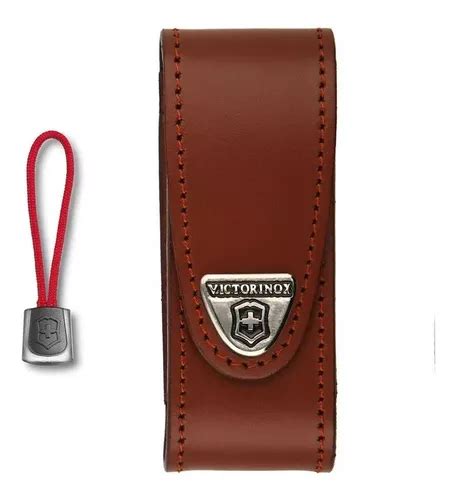 Victorinox 500754 Funda De Piel Para Navajas De 91 Mm Y Cordón Rojo