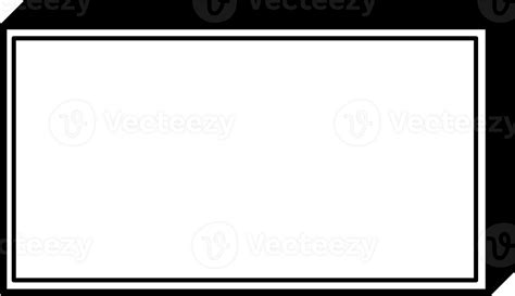 Rectangular Aesthetic Sticker Template 26795525 Png