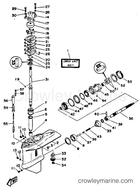 Lower Drive Outboard Hp C Plrr Crowley Marine