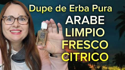 Clonzao ARABE De Xerjoff Erba Pura Fresco Citrico Limpio Lattafa