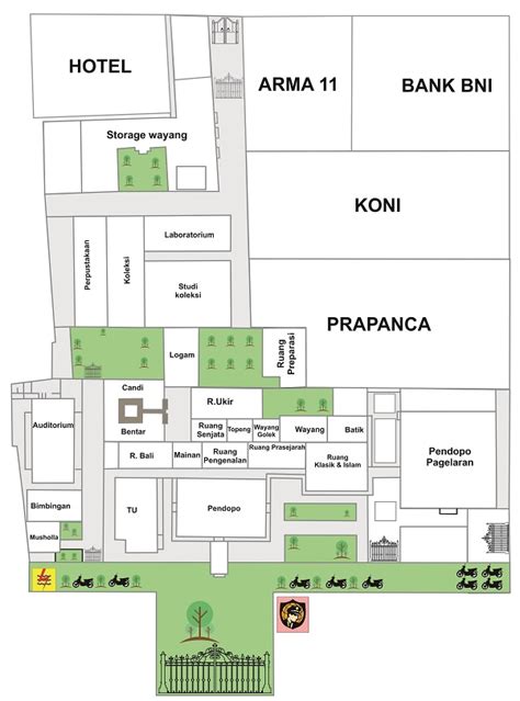 Gambar Denah Museum Terlengkap 45 Koleksi Gambar