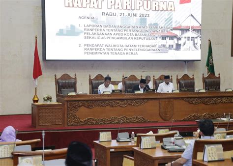 Banggar Setujui Ranperda Pertanggungjawaban APBD 2022 Disahkan Menjadi