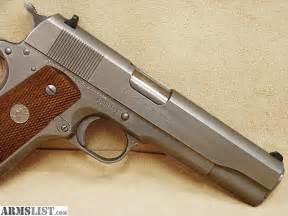 ARMSLIST For Sale Colt Government MKIV Series 80 Stainless 45 ACP