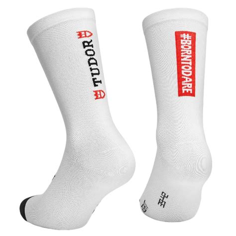 Calcetines Assos Tudor Pro Cycling Team Tejido Ligero Y Transpirable