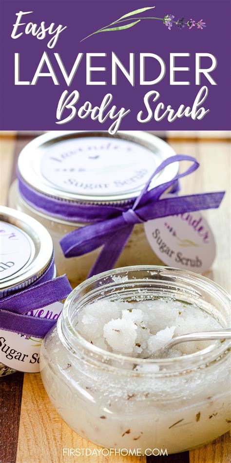 How To Make Lavender Sugar Scrub Easy Recipe With Free Tags Sugar Scrub Diy Sugar Scrub