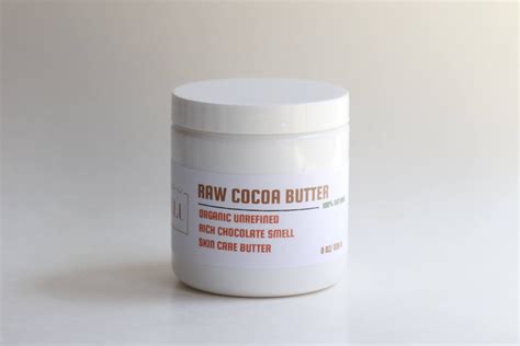 Pure Organic Raw Unrefined Cocoa Butter All Natural From 4 Oz