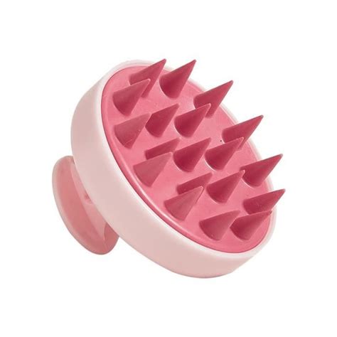 Rose 1 Brosse De Massage Du Cuir Chevelu En Silicone Peigne De Lavage Des Cheveux Douche Bain