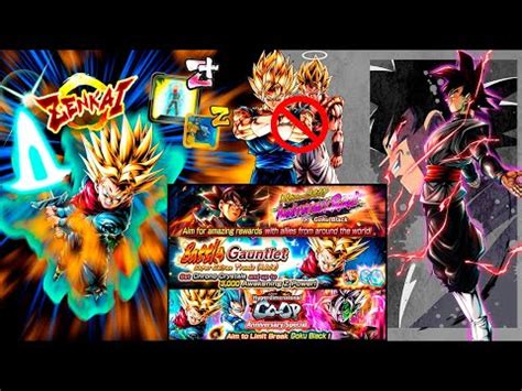 ACTUALIZACION DRAGON BALL LEGENDS GOKU BLACK FTP TRUNKS GENKIDAMA