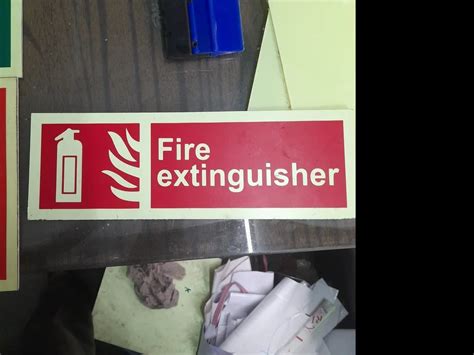 Yellow Fire Extinguisher Board Dimension Mm X Mm At Rs