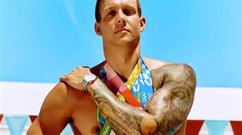 Caeleb Dressel Prepares For The Paris Olympic Games In Poolside Fashion