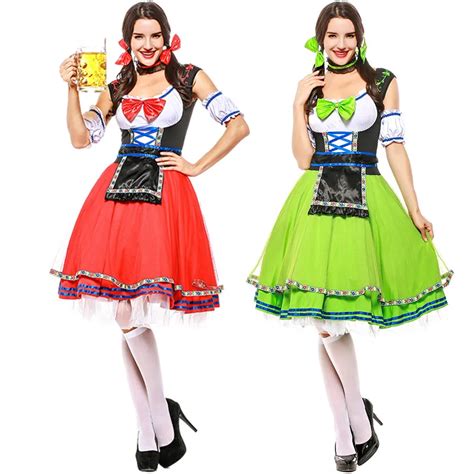 Halloween Sexy Tavern Wench Waitress Maid Fancy Dirndl Dress Germany