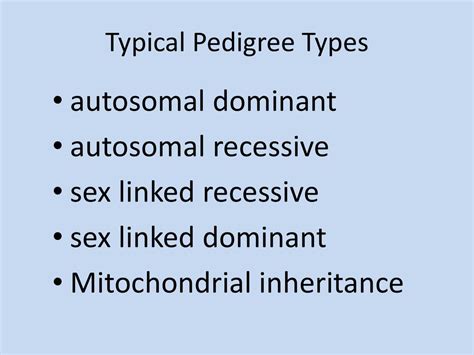 Pedigrees Ppt Download