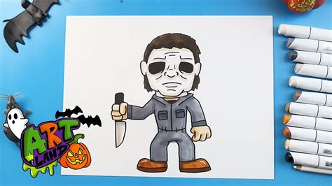 How To Draw Michael Myers YouTube