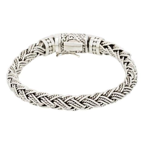 Bracelet Homme Argent Massif Hrm Mes Bijoux Maty