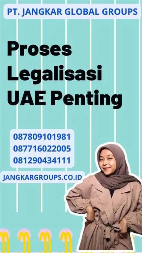 Proses Legalisasi UAE Penting Jangkar Global Groups