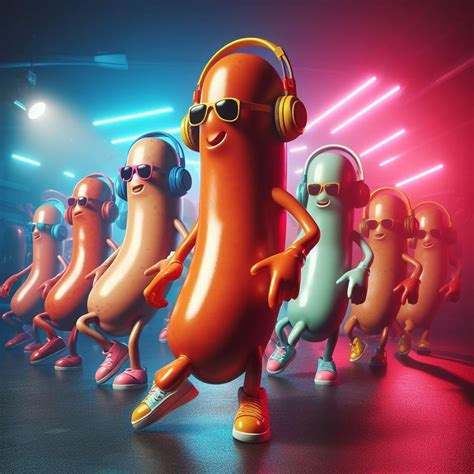 Sausage People Doing The Skibidi Dance Rweirddalle