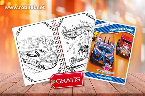 Libro Para Colorear De Hot Wheels Pdf Robnei Blog