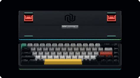 NuPhy Halo Hot Swap RGB Wireless Mechanical Keyboard Black Brown Switches KBNPHALO BKBW