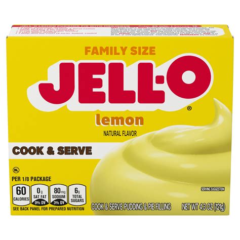 Lemon Pudding And Pie Filling Mix Jell O Products Heinz®