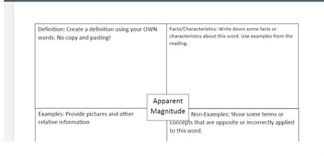 Solved Definition of Apparent Magnitude Examples of | Chegg.com