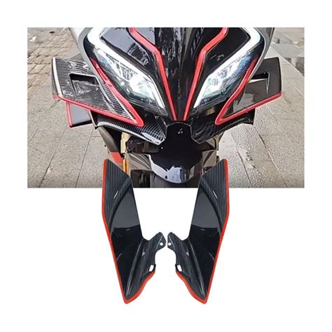 Motorcycle Front Side Downforce Naked Spoilers Fixed Winglet Fairing