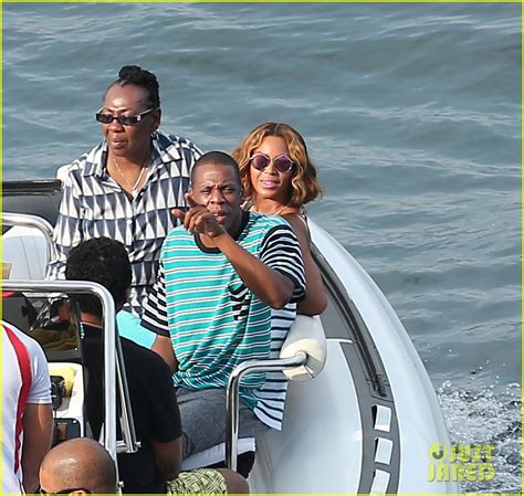 Bikini Clad Beyonce Husband Jay Z Bring Their Families Along For