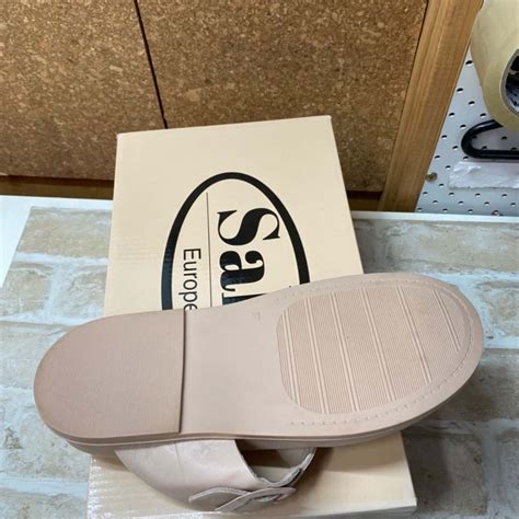 Womens Size 37 Nude Leather Sala Shoes