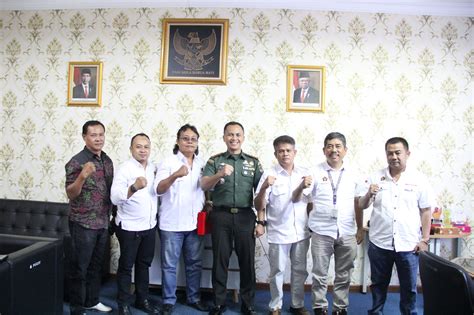 Pengurus PWI Bekasi Raya Bersilaturahmi Dengan Komandan Kodim 0507