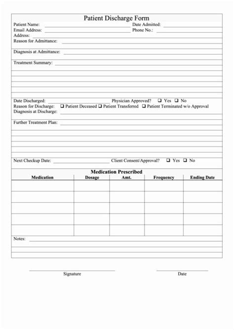 Printable Triage Form Template