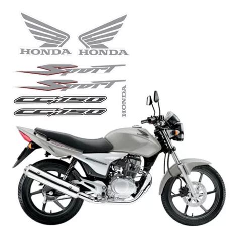 Kit Adesivos Moto Honda Cg 150 Sport 2008 Vermelho Cinza Parcelamento