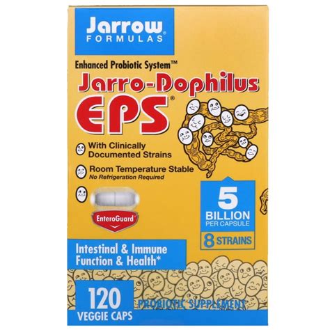 Jarrow Formulas, Jarro-Dophilus EPS, 5 Billion, 120 Veggie Caps | By ...