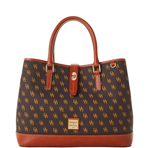 Dooney And Bourke Gretta Perry Satchel In Brown Lyst