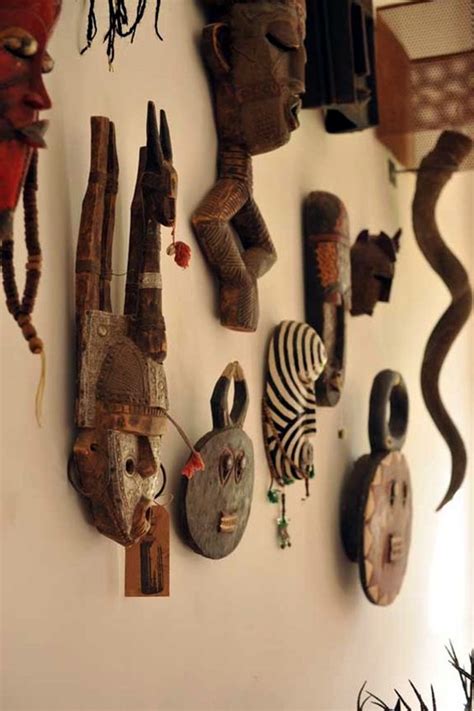 40 African Masks Wall Decoration Ideas