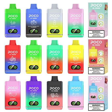 Poco Sl15000 15k Puff Disposable Vape 24ml Mesh Coil Vape Store Best