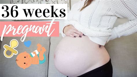 36 WEEK PREGNANCY UPDATE SYMPTOMS TIMING CONTRACTIONS YouTube