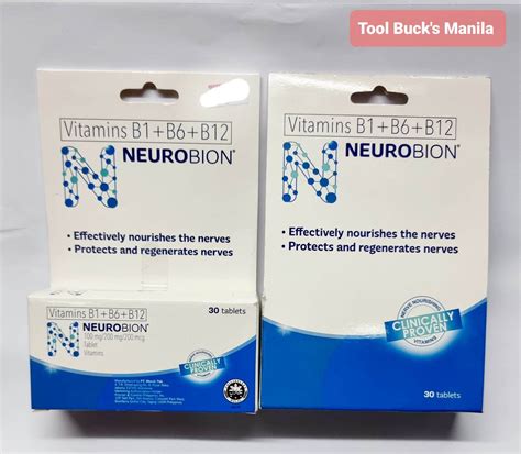 Neurobion Tablets Vitamins B B B Lazada Ph