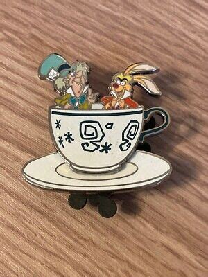 Disney Store Jp Mad Hatter March Hare Pin Alice In Wonderland