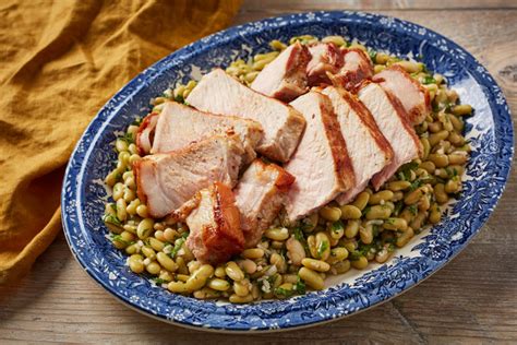 Pork Chops With Flageolet Beans Recipe Great British Chefs