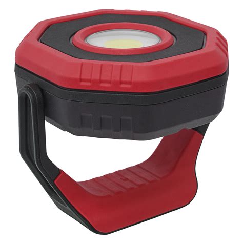 Rechargeable Pocket Floodlight With Magnet Red Led Pr Sealey