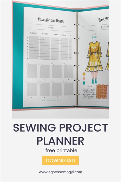 Sew Like A Pro With Our Free Printable Sewing Project Planner