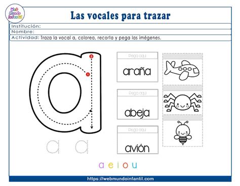 Fichas De Las Vocales Para Trazar E Imprimir 3388 The Best Porn Website