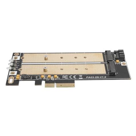 Fdit Carte Convertisseur De Disque Dur Carte Adaptateur Pci E B Key M