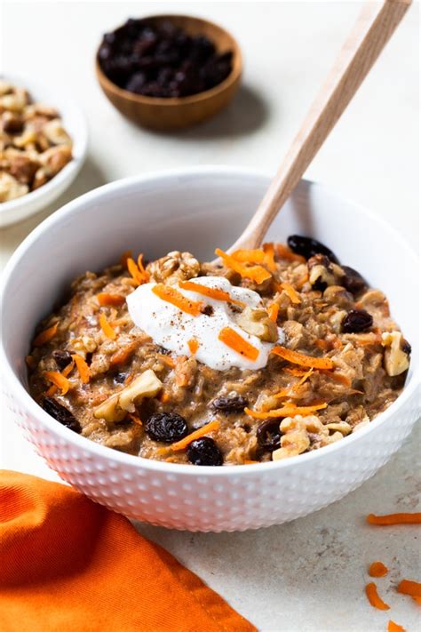 Carrot Cake Oatmeal Stovetop And Overnight Directions Krolls Korner