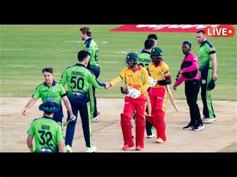 Gtv Live Zim Vs Ire Live Today Match Ireland Vs Zimbabwe T Match